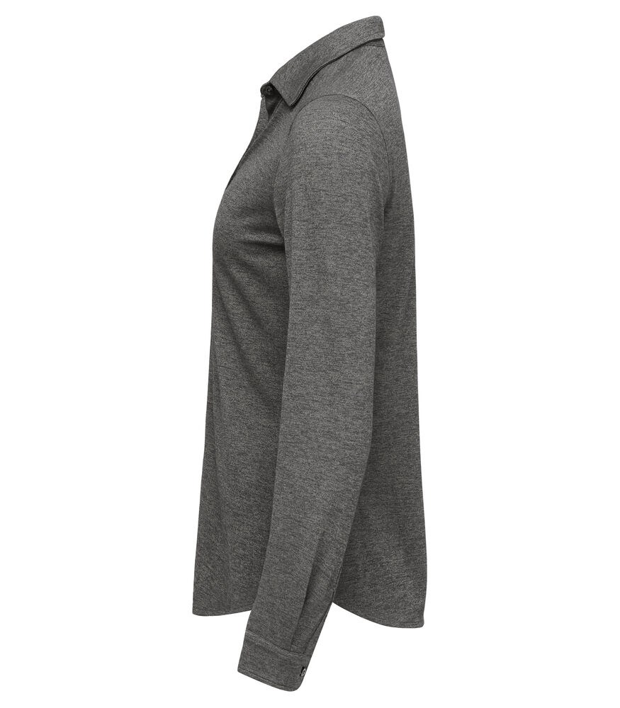 Cutter & Buck - Advantage Shirt Dames Antraciet Mélange 42/XL Cutter & Buck - Advantage Shirt Dames Antraciet Mélange 42/XL