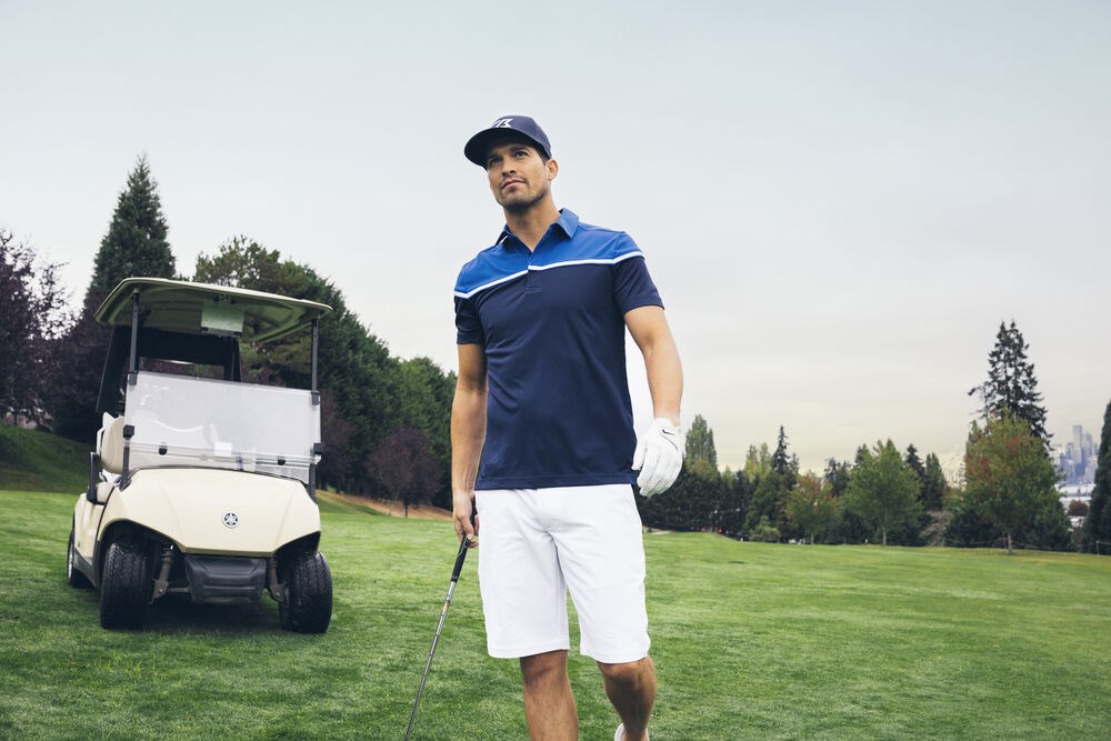 Cutter & Buck - Seabeck Polo Heren Dark Navy/ Royal Blauw S