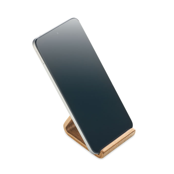 HOLD - Telefoonstandaard notenhout