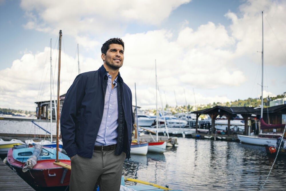 Cutter & Buck - Tofino Pants Heren Dark Navy 31/32 Cutter & Buck - Tofino Pants Heren Dark Navy 31/32