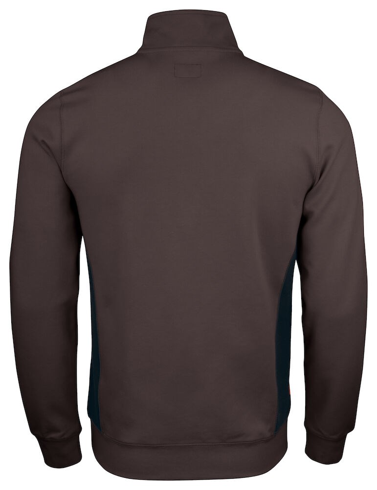 Jobman - 5401 Halfzip Sweatshirt Bruin/Zwart M Jobman - 5401 Halfzip Sweatshirt Bruin/Zwart M