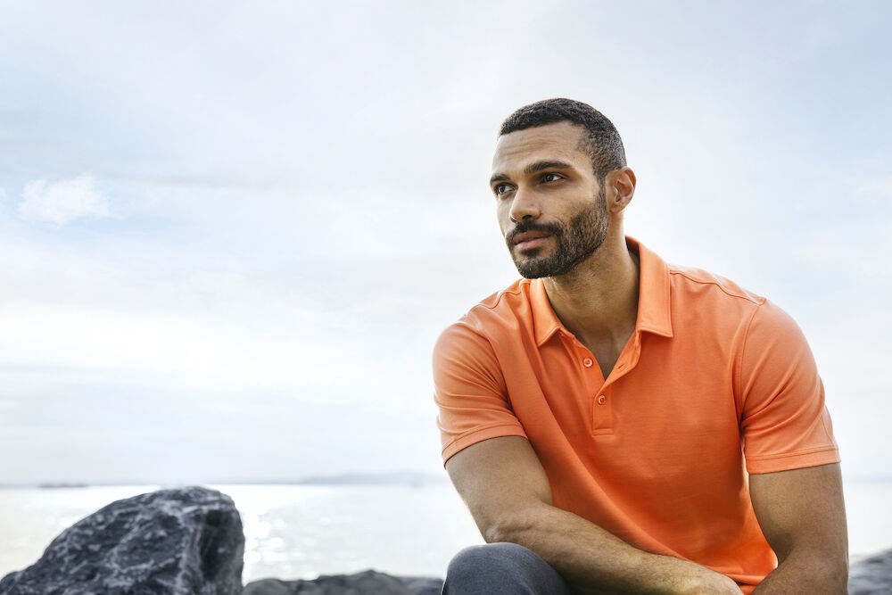 Cutter & Buck - Oceanside Stretch Polo Heren Wit L Cutter & Buck - Oceanside Stretch Polo Heren Wit L