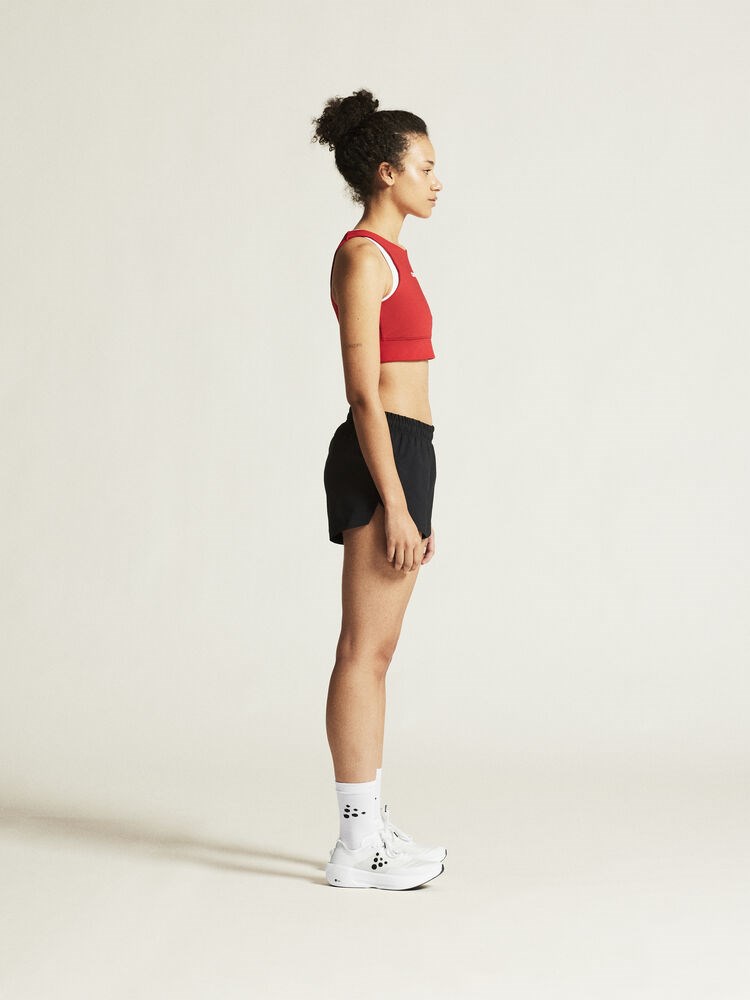 Craft - Rush 2.0 Crop Top W Bright Red XXS Craft - Rush 2.0 Crop Top W Bright Red XXS