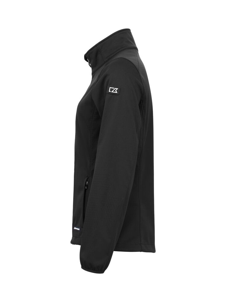 Cutter & Buck - Oak Harbor Softshell Jacket Dames Zwart XS