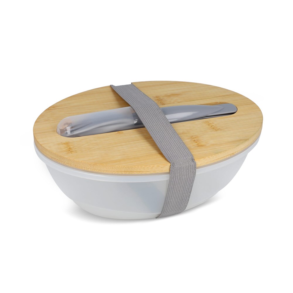 Lunchbox R-PP &amp; bamboe met bestek - 1L