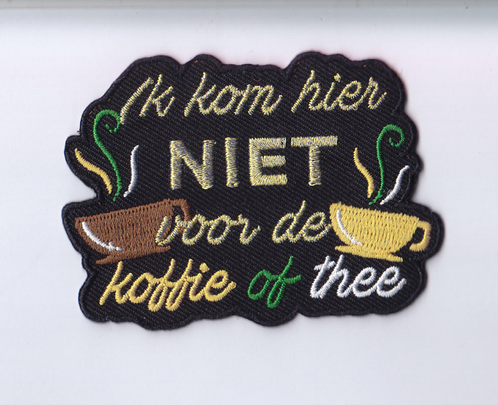 Embleem Schorsbos koffie of thee