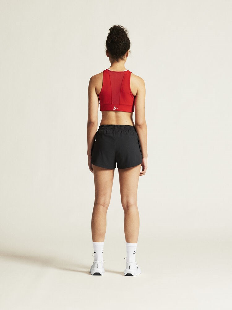 Craft - Rush 2.0 Crop Top W Bright Red XXS Craft - Rush 2.0 Crop Top W Bright Red XXS