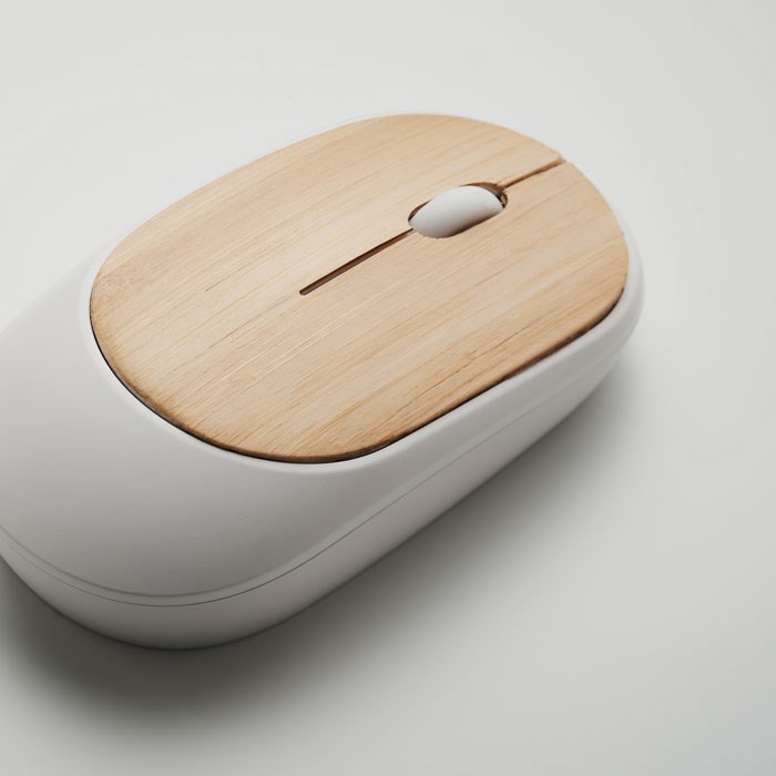 CURVY BAM - Bamboe draadloze muis
