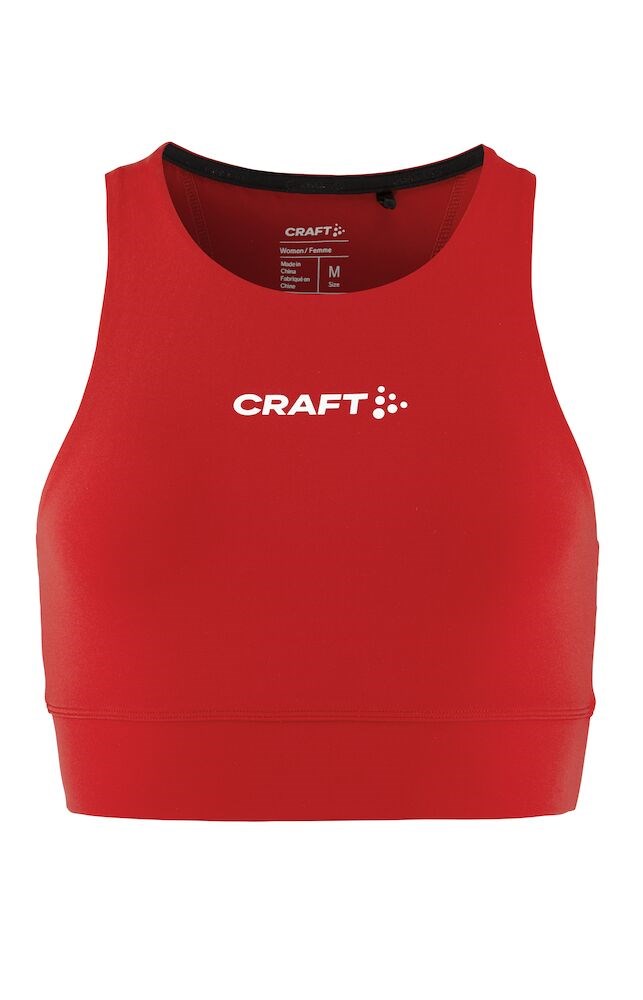 Craft - Rush 2.0 Crop Top W Bright Red XXS Craft - Rush 2.0 Crop Top W Bright Red XXS