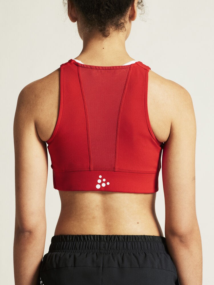 Craft - Rush 2.0 Crop Top W Bright Red XXS Craft - Rush 2.0 Crop Top W Bright Red XXS