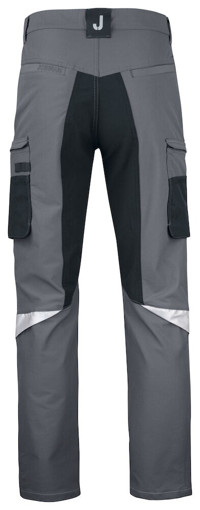 Jobman - 2194 Stretch Service Trousers Donkergrijs/Zwart D108